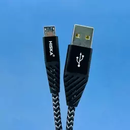 کابل کنفی هیسکا 2متری فست شارژ میکرو USB ( اندرویدی) مدل HISKA LX200