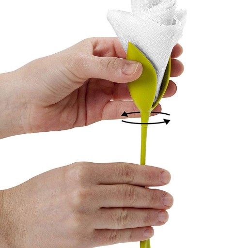 نگهدارنده دستمال سفره طرح گل (بسته شش تایی)