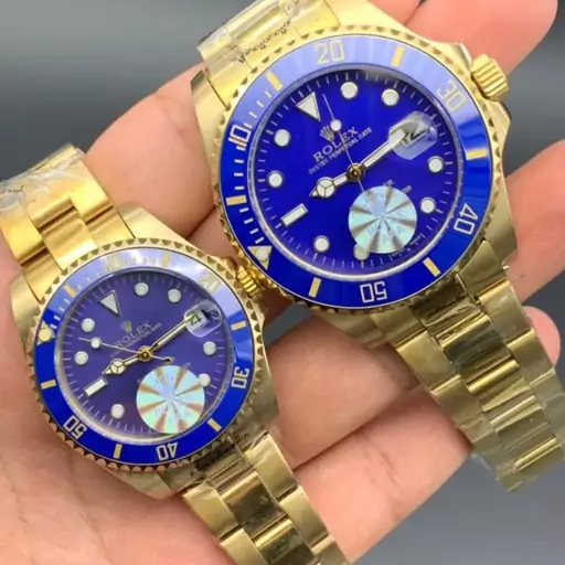 ساعت مچی مردانه و زنانه ست رولکس استیل rolex 