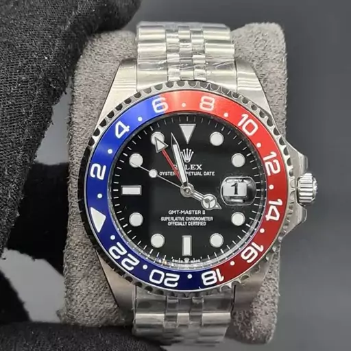 ساعت مچی مردانه رولکس مدل مشهور سابمارینر بدنه استیل Rolex Submariner GMT