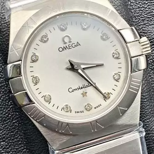 ساعت مچی زنانه امگا بدنه  استیل omega 