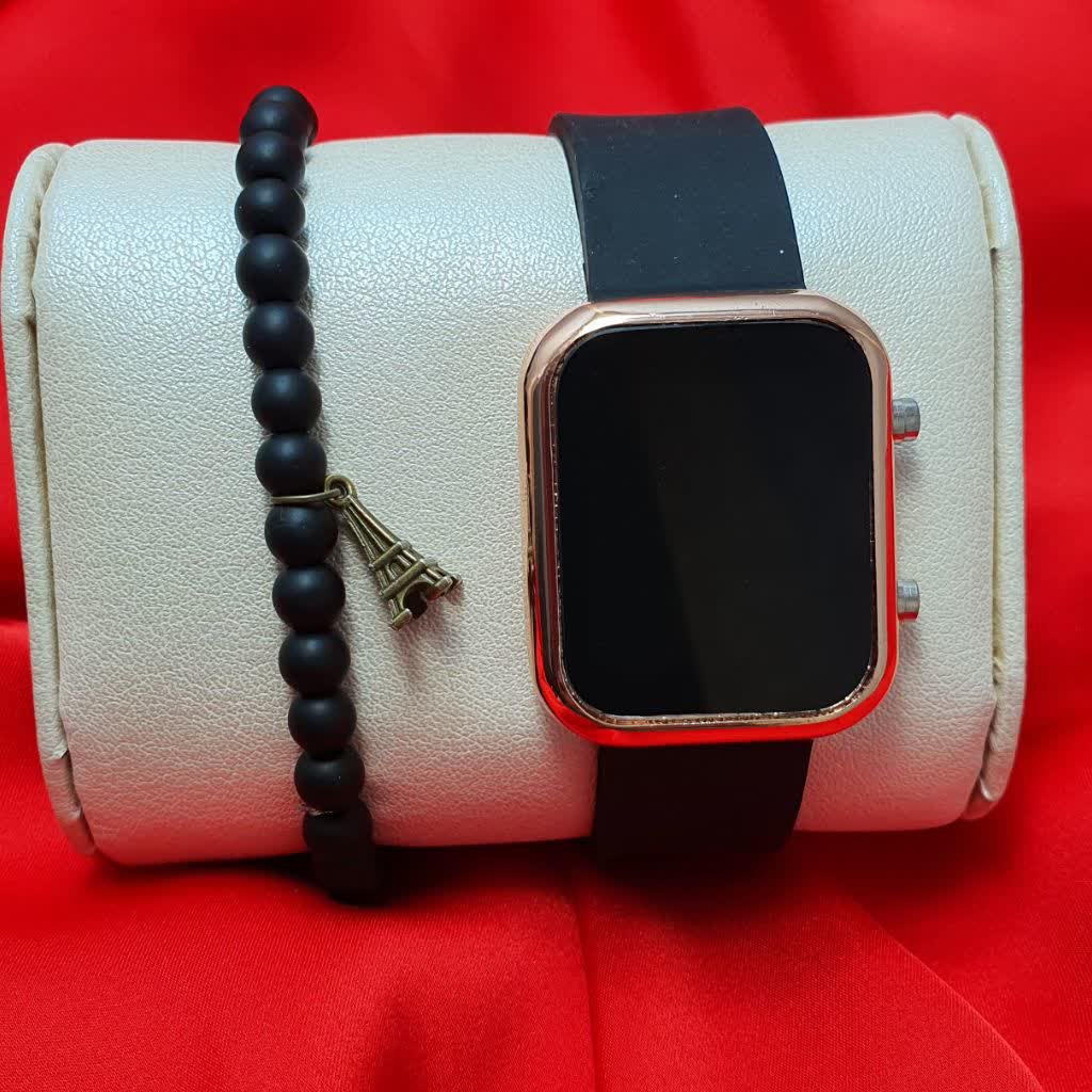 ساعت مچی زنانه و مردانه ال ای دی قفل سگکی led