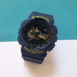 ساعت مچی مردانه و پسرانه کاسیو جی شاک آبی رنگ . casio G-shock 