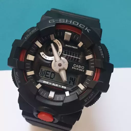 ساعت مچی مردانه کاسیو جیشاک رنگ‌بندی سیاه Casio G-shock 