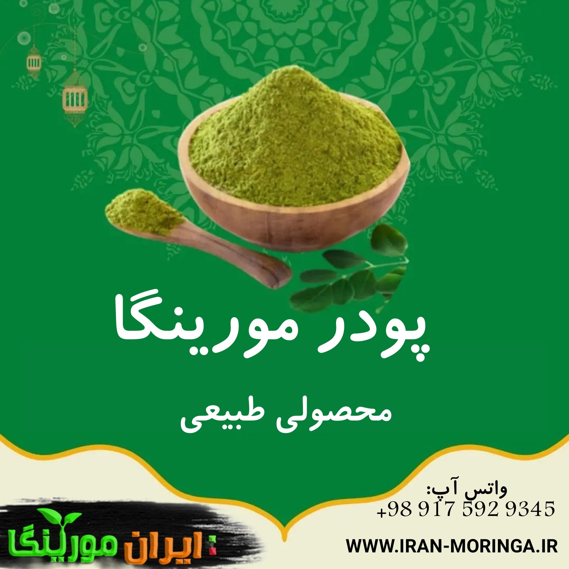 پودر مورینگا اولیفیرا صد گرمی( خالص و بدون افزودنی و کاملا بهداشتی)