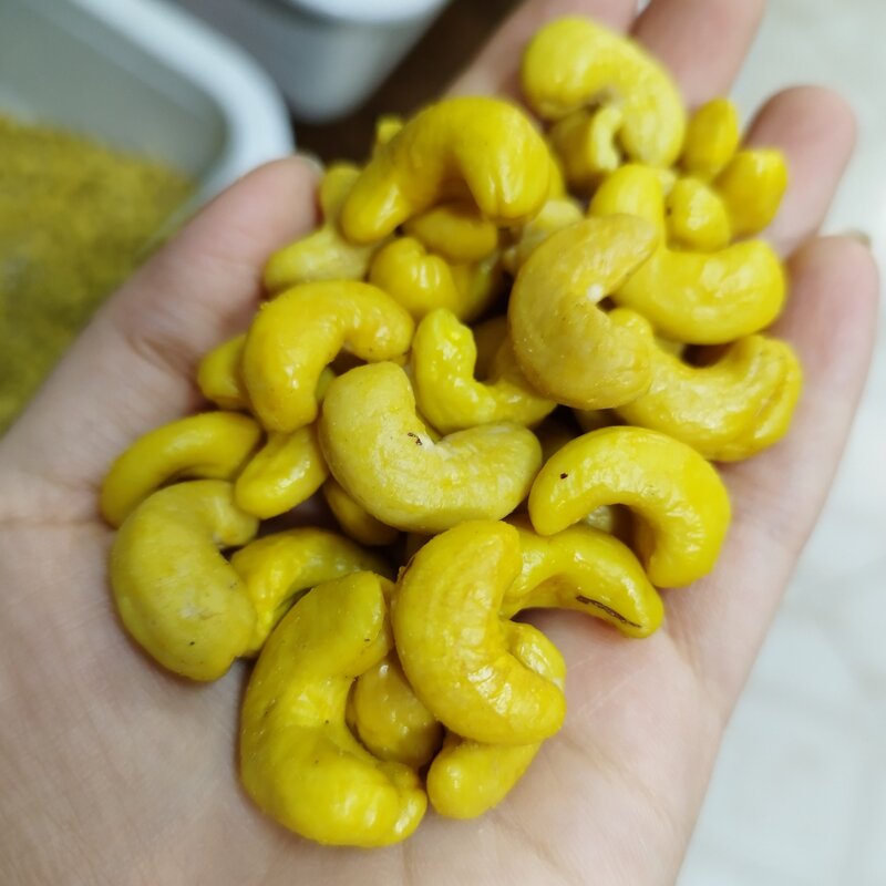 بادام هندی زعفرانی تازه و خوشطعم (100گرمی)