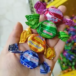 تافی کارولین میوه ای شونیز  با روکش کاکائویی (250گرمی)