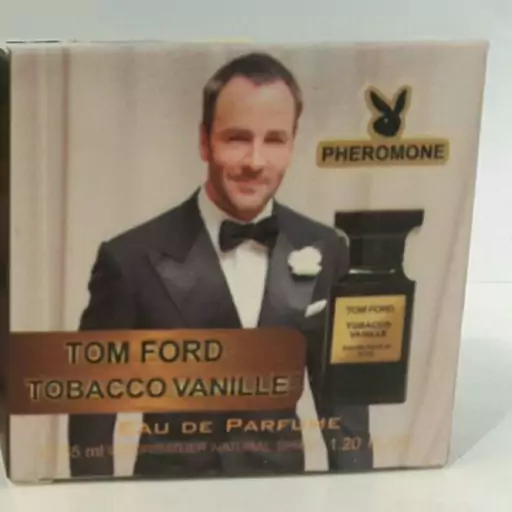 ادکلن TOMFORD  TOBACCO VANILLE -مردانه وزنانه-سی وپنج میل - تولید شرکت فرمون فرانسه -