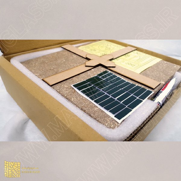 آینه آسان نصب مسی مدل فرفره کدT08