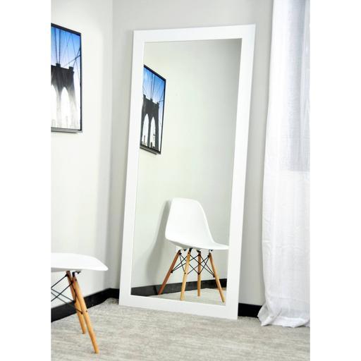 آینه قَدی قاب سفید(70×50)