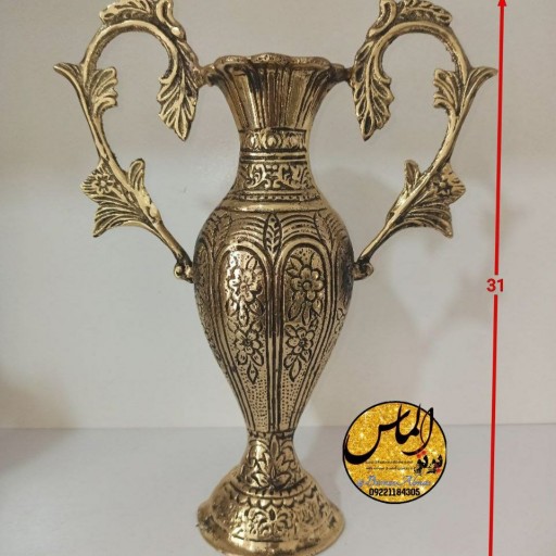 گلدان رومیزی برنز