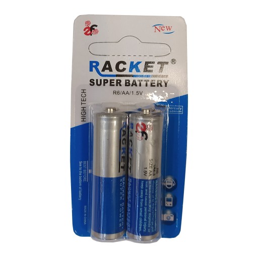 باتری نیم قلمی راکت بسته 2 عددی