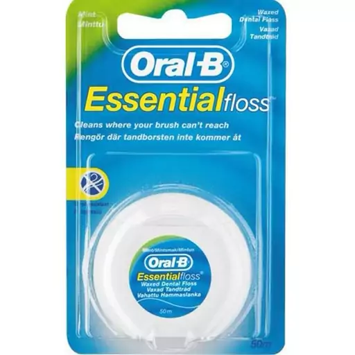 نخ دندان اورال-بی مدل ESSENTIAL FLOSS طول 50 متر