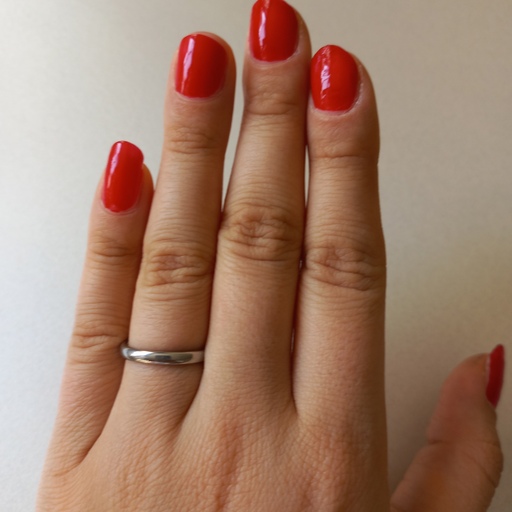 انگشتر رینگی حلقه ای رنگ ثابت نقره ای رنگ در انواع سایز