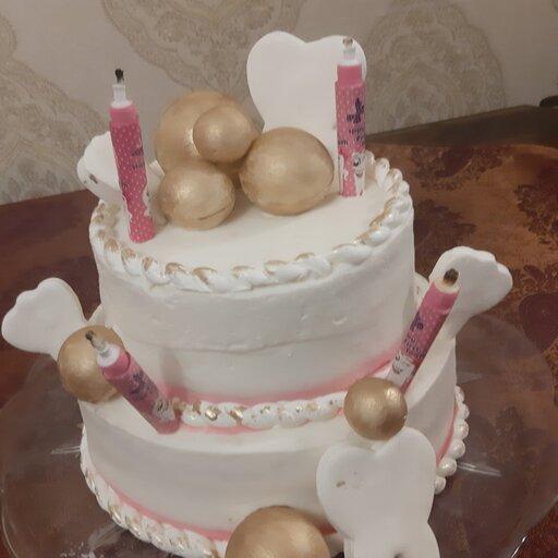  کیک تولد دو طبقه