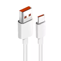 کابل شارژ شیائومی فست شارژر  USB به TYPE C  مدل 6 آمپر با کیفیت به طول 1 متر(قیمت عمده)