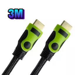 کابل hdmi مدل high quality به طول 3 متر با روکش پوست ماری و ضخیم و ضد نویز