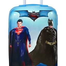 چمدان کودک مدل بتمن و سوپرمن کد2 ( 18 اینچ )