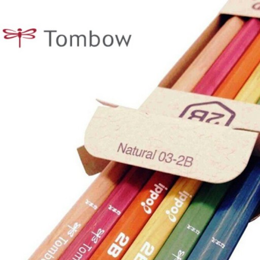 مداد طراحی ژاپنیTOMBOW B طرح چوب