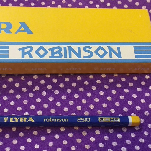 مداد طراحی و کلکسیونی  قدیمی HB2, لیرا رابینسون