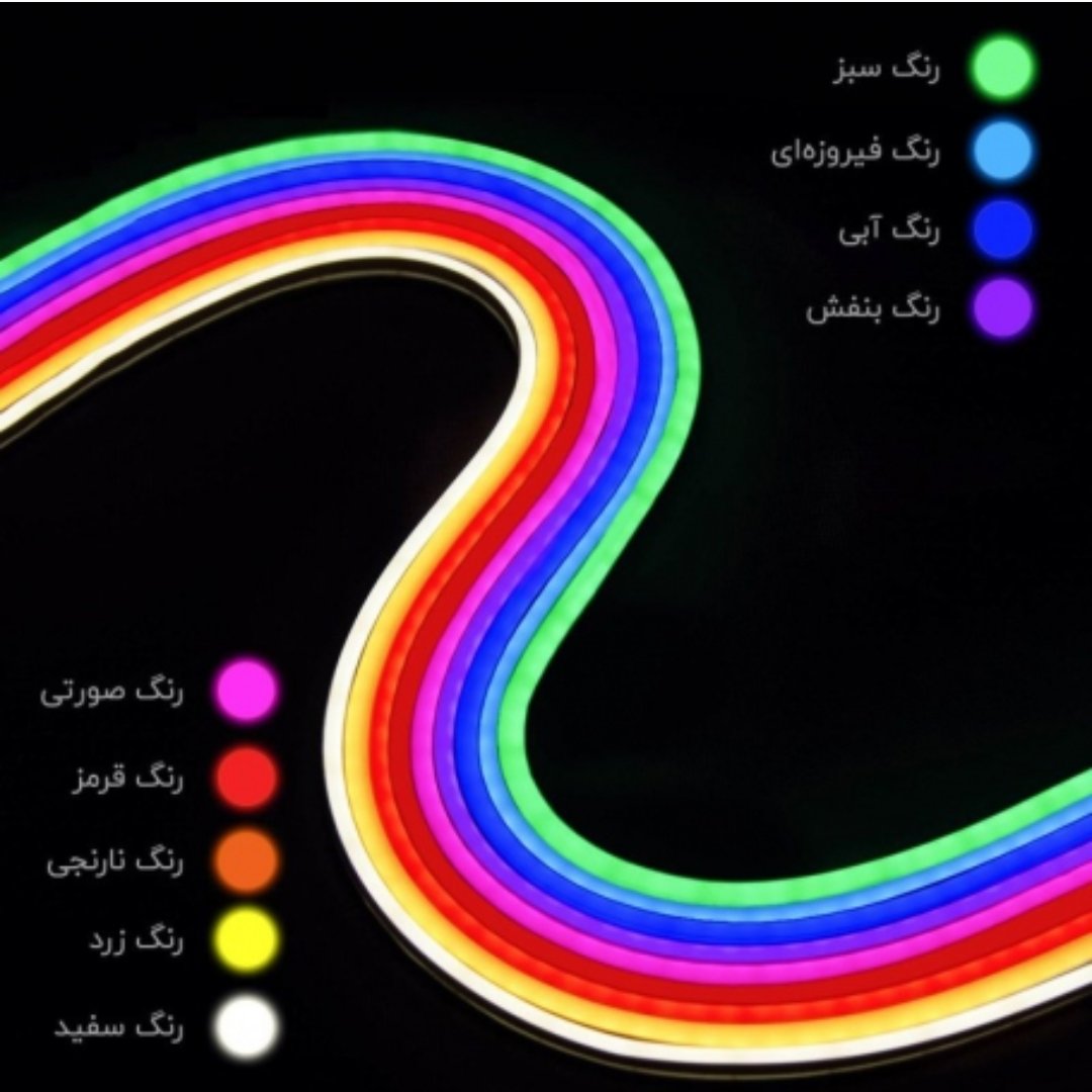 ریسه ال وایر  قرمز یک متری