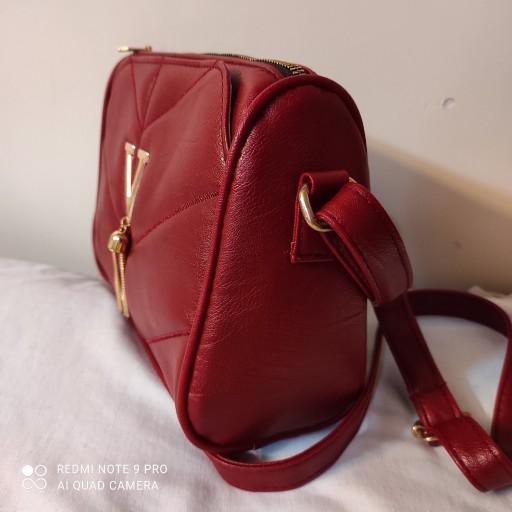 کیف زنانه قرمز منگوله دار