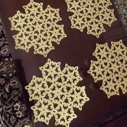 زیر بشقابی رومیزی عسل خوری