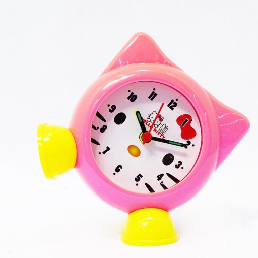 ساعت رومیزی کودک مدل 0059 رنگ صورتی