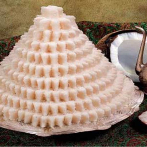 لوز نارگیل 380 گرمی مخصوص شیرینی سنتی یزد