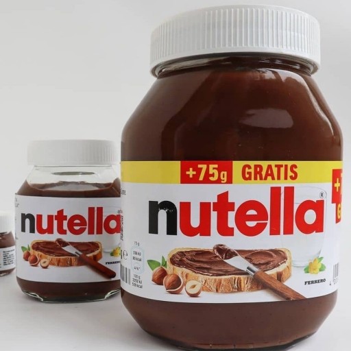 شکلات صبحانه نوتلا ارسال رایگان nutella 750 گرمی خارجی سایز بزرگ