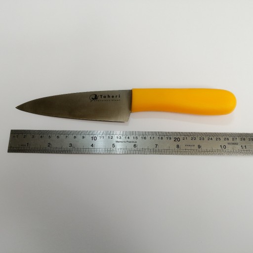 کارد آشپزخانه راسته ای کوتاه طاهری - چاقو راسته ای طاهری