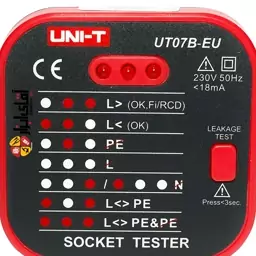 سوکت تستر RCD یونیتی UNI-T UT07B-EU

