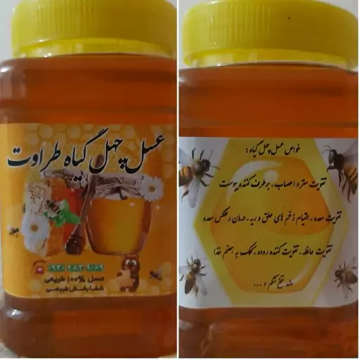 عسل کاملا طبیعی و اورگانیک یک کیلویی چهل گیاه طراوت