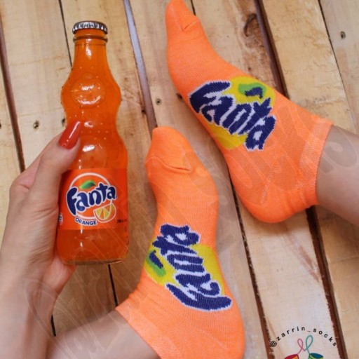 جوراب مچی دخترونه فانتا نارنجی