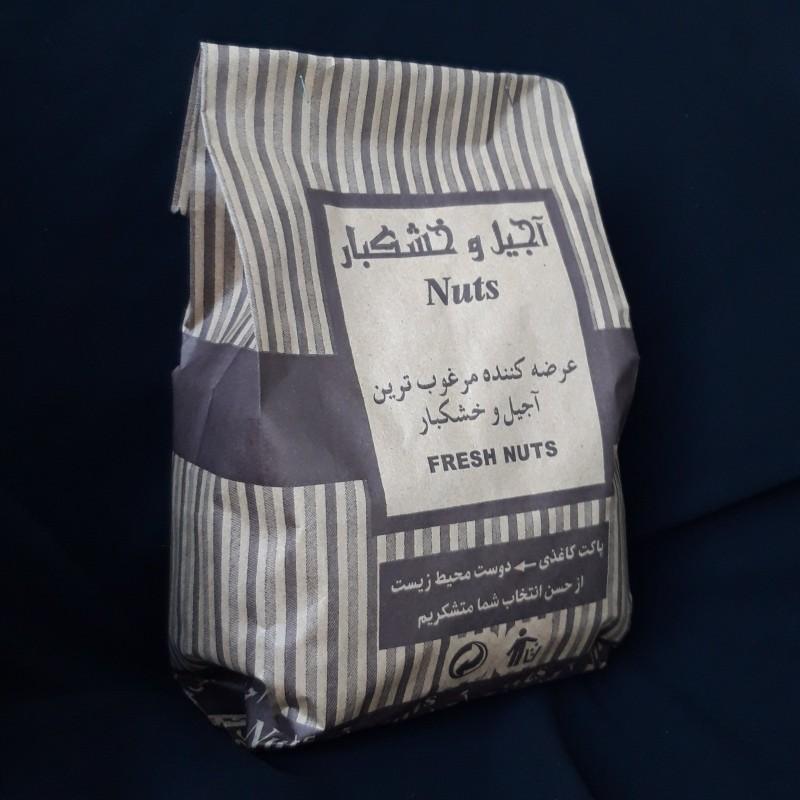 بادام سنگی درشت شیرین دستچین صادراتی درجه ++A یک کیلویی طب ایرانی اسلامی سیمرغ