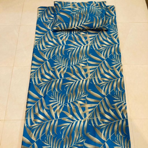 ملحفه زیپ دار تشک طرح هاوایی (رنگ آبی)