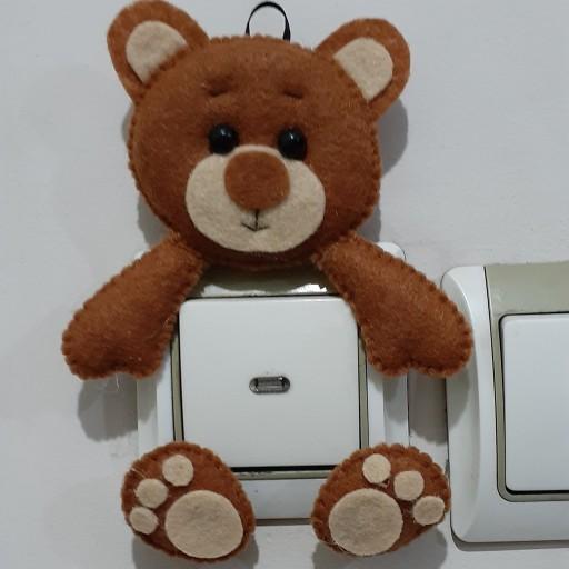 خرس تزیینی کلید و پریز برق  در رنگهای مختلف 