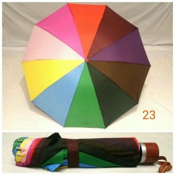چتر  رنگین کمان تاشو 10 فنره کیفیت عالی مطابق با عکس تحویل بگیرید 