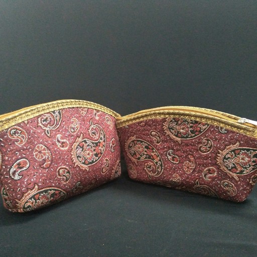 کیف سنتی ترمه یزدی(مدل کیف لوازم آرایشی)