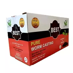 کود آلی بهینه سازان طبیعت pure worm castings مدل سطلی وزن 2 کیلوگرم مجموعه 6 عددی