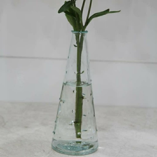 گلدان شیشه ای مدل h