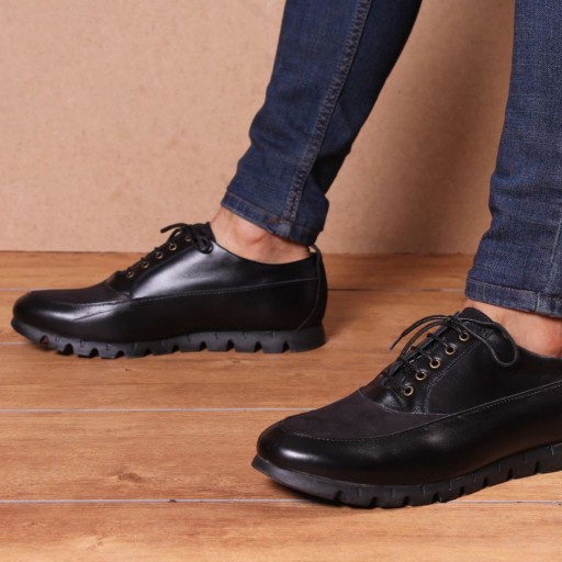 کفش چرم طبیعی مرغوب مردانه