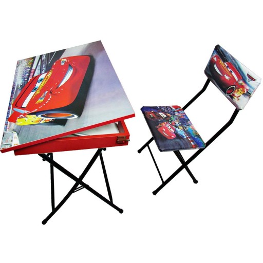 میز تحریر باکسدار و صندلی طرح دار (پایه استیل) (هزینه ارسال به صورت پسکرایه)