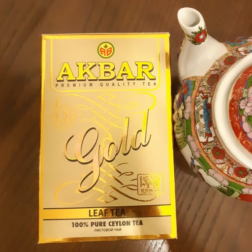 چای سیلانی اکبر گلد (طلایی) 500 گرمی