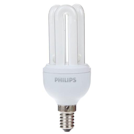 لامپ کم مصرف فیلیپس 8 وات آفتابی مدل U پایه E27 مجموعه 6 عددی