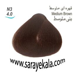 رنگ مو قهوه ای تیره N2 لورینت طبیعی به شماره 1.0 در سرای کالا