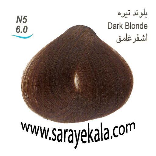 رنگ مو لورینت بلوند تیره طبیعی N5 به شماره 6.0 در سرای کالا