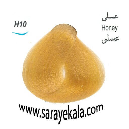 رنگ مو بیس کالر  H10 عسلی