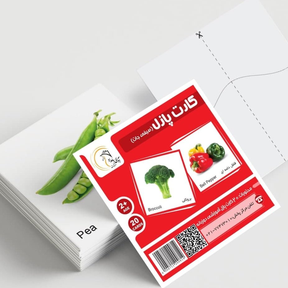 کارت پازل 60تایی  حیوانات مشاغل 