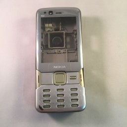 قاب نوکیا Nokia  N82 (بژ نقره ای) J با شاسی